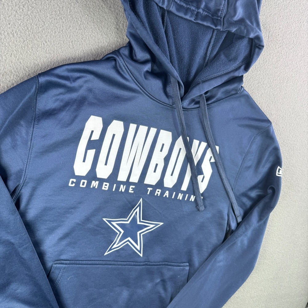 Dallas Cowboys Hoodie‎ Men S NFL New Era Combine Training Pullover - Picture 10 of 10